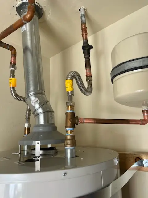 Water heater installation and plumbing repair in Linden Chapel Woods